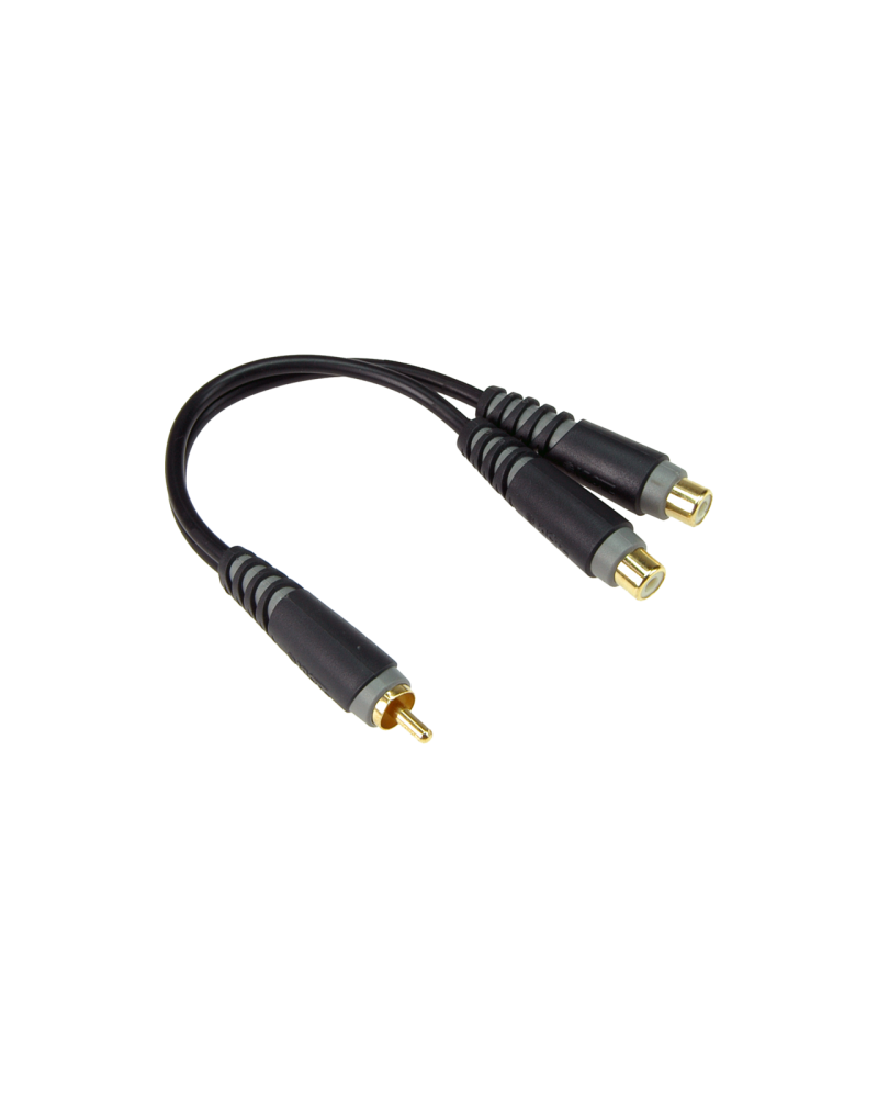 KLOTZ AYU-9 Adapter Y - mono, RCA - 2x gniazdo RCA