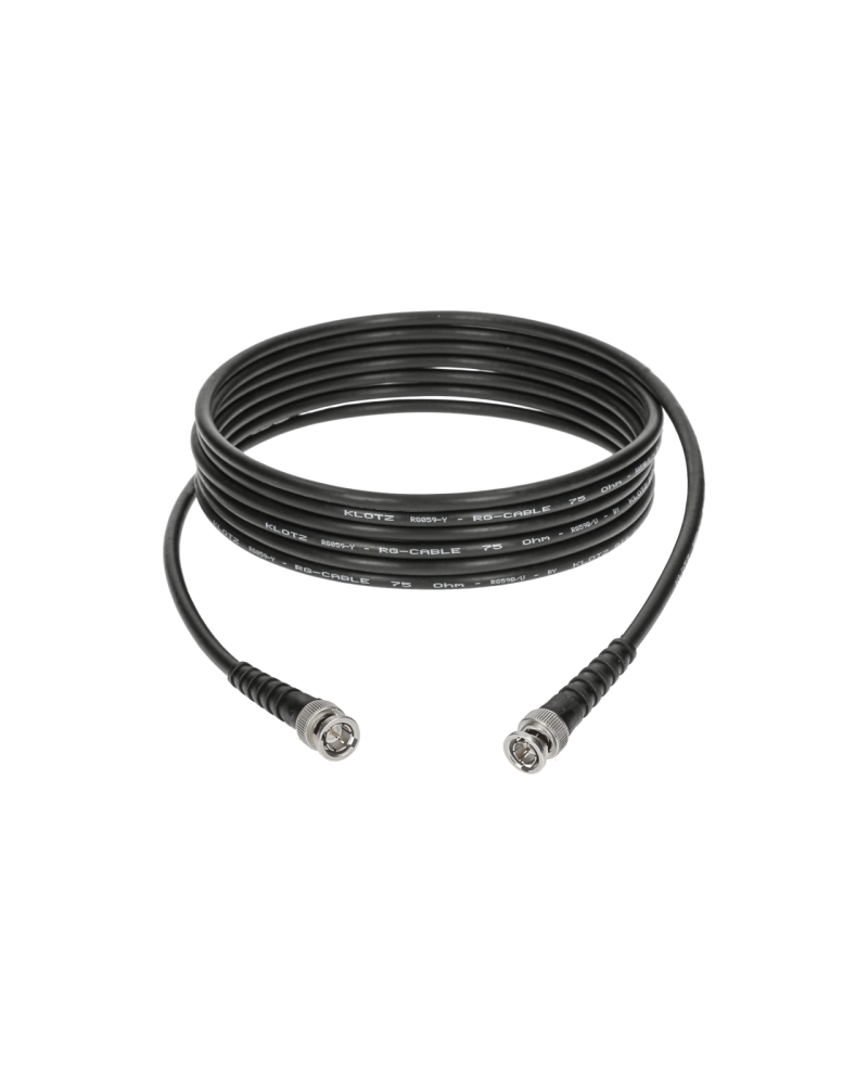KLOTZ C-59U1T Kabel koncentryczny 75 omów - RG59C/Uze złączami BNC firmy Telegärtner Różne długości