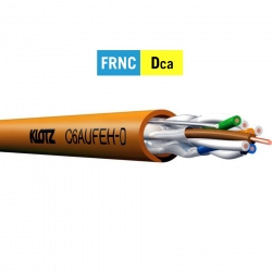 KLOTZ C6AUFEH-D Przewód ethernet CAT 6A U/FTP 500 MHz FRNC Dca