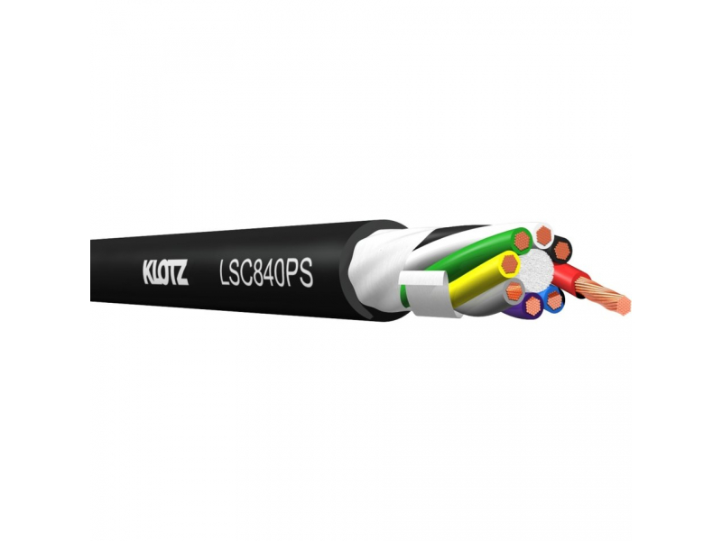 KLOTZ LSC840PS Kabel głośnikowy 8x4 mm2  multicore speaker cables 4.0 mm2