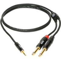 KLOTZ KY5 MiniLink Pro kabel mini jack 3,5 mm - 2 x jack 6,35 mm