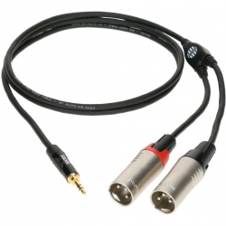 KLOTZ KY9 MiniLink Pro y-cable mini jack 3.5 mm - 2 x XLR Męski