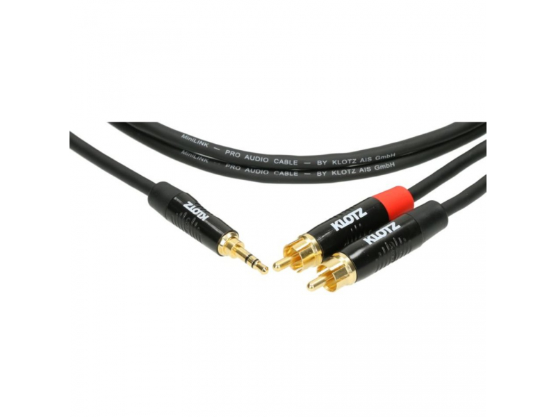 KLOTZ KY7 MiniLink Pro kabel mini jack 3,5 mm - 2 x RCA