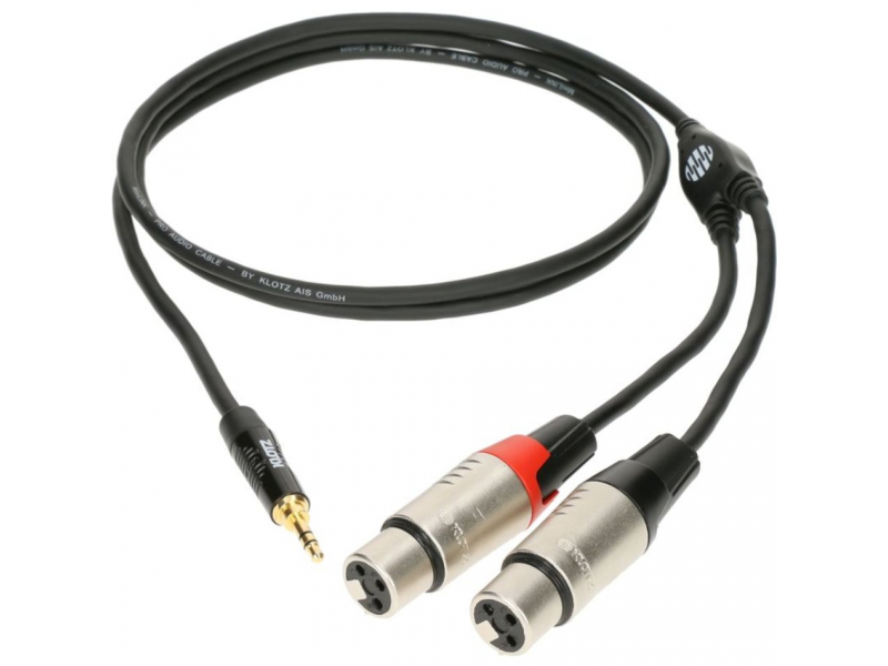 KLOTZ KY8 MiniLink Pro y-cable mini jack 3.5 mm - 2 x XLR żeński