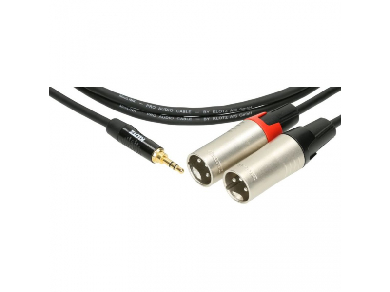 KLOTZ KY9 MiniLink Pro y-cable mini jack 3.5 mm - 2 x XLR Męski