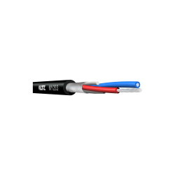 KLOTZ MY203 kabel / przewód mikrofonowy 2x 0,22 mm czarny 4,3 mm