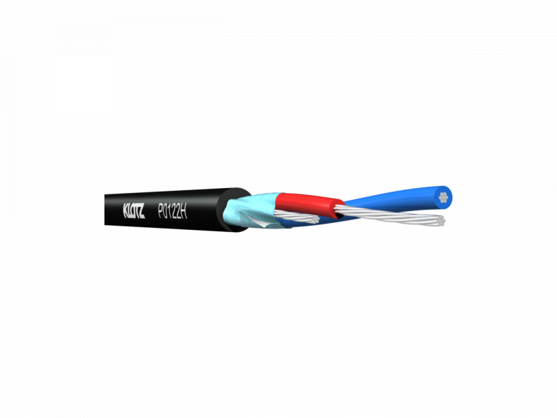 KLOTZ P0122H symetryczny kabel jednoparowy 2 x 0,22 mm2 - FRNC