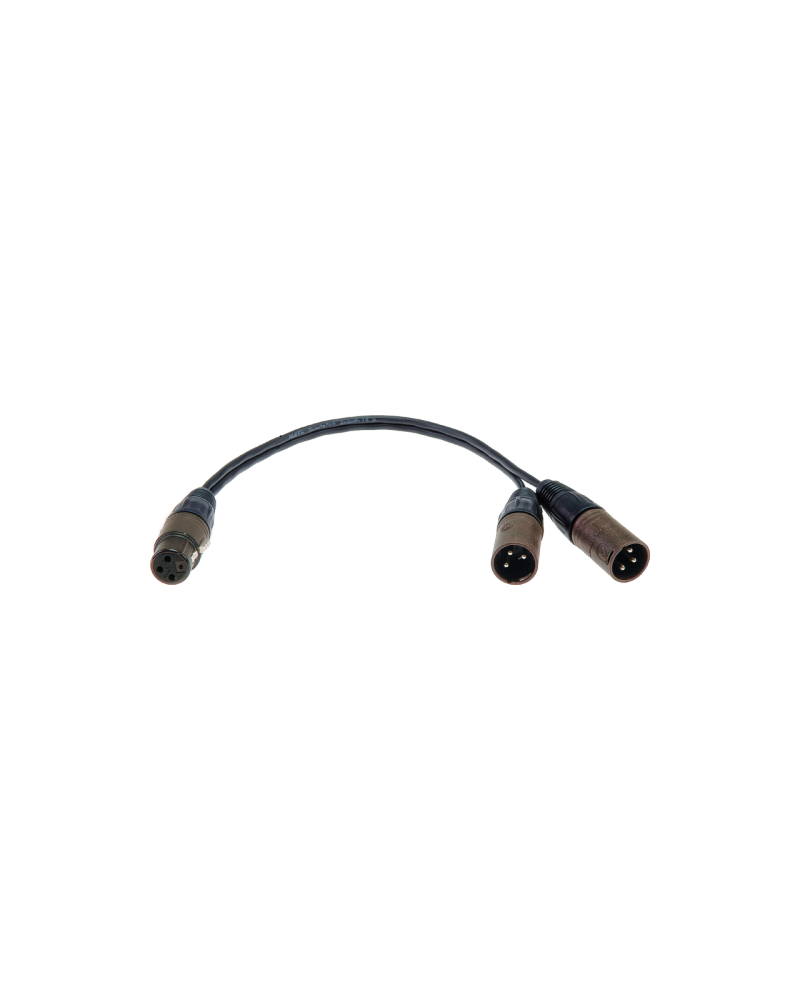 KLOTZ PYB5N  adapter Y - mono XLR 3p F - 2x XLR 3p M - NEUTRIK