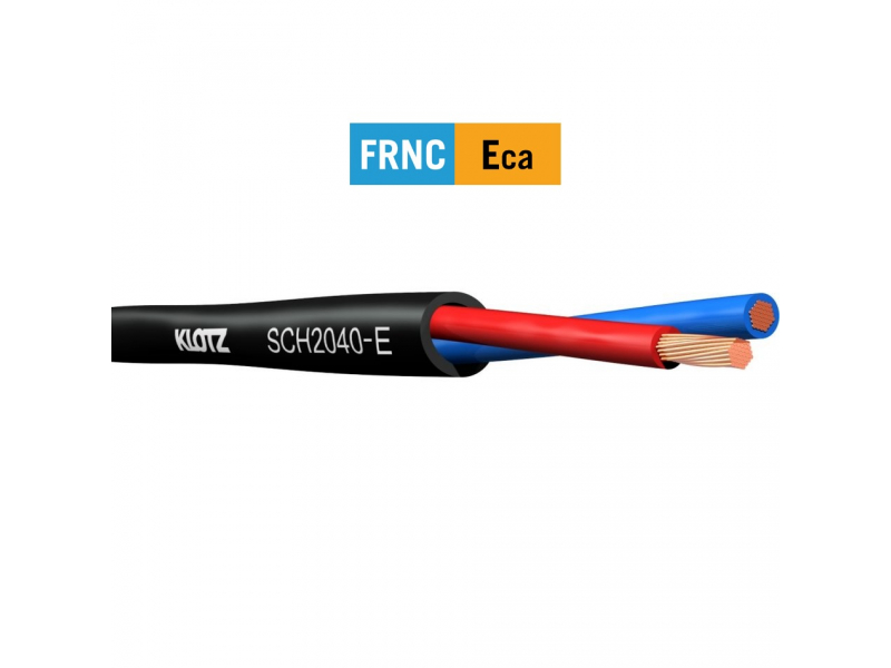 KLOTZ SCH2040-E Eca Przewód / kabel głośnikowy 2x4,0 mm2 FRNC LHC