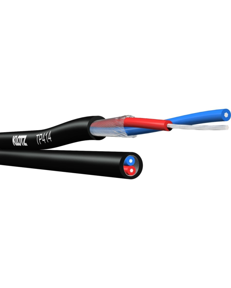 KLOTZ TP414 TwinPatch - symetryczny kabel krosowy stereo PVC