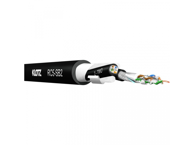 KLOTZ RC5-SB2 Przewód 2 x CAT5 RamCAT network system cable SF/UTP