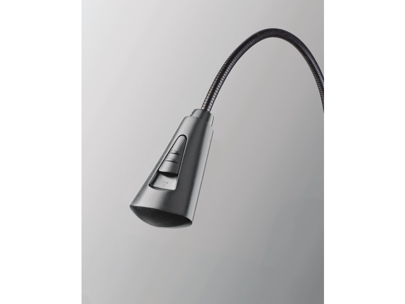 K&M 12263-000-55 Lampka na pulpit nutowy, 2 diody LED FlexLight z możliwością ładowania