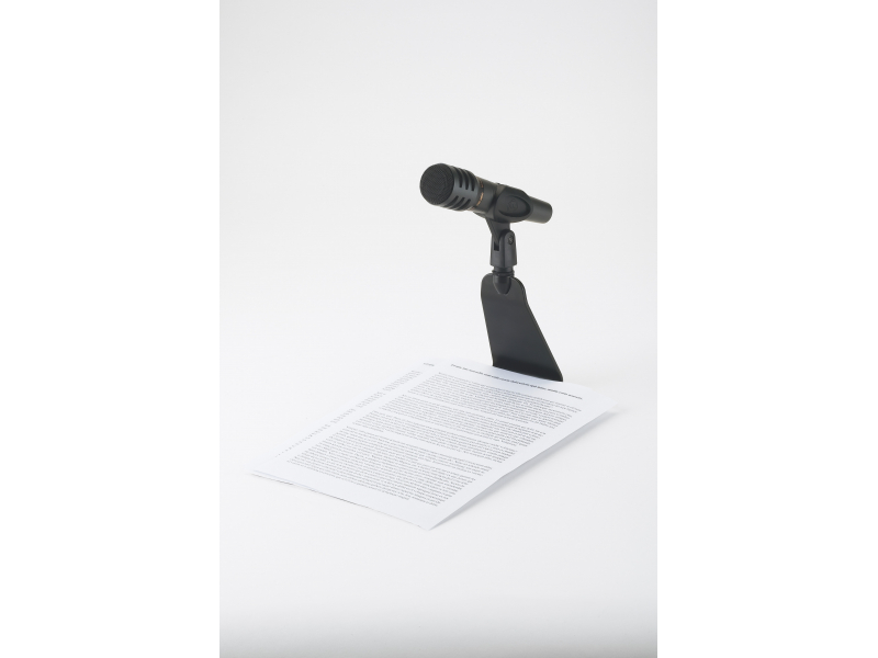 K&M 23250-300-55 statyw mikrofonowy stołowy czarny