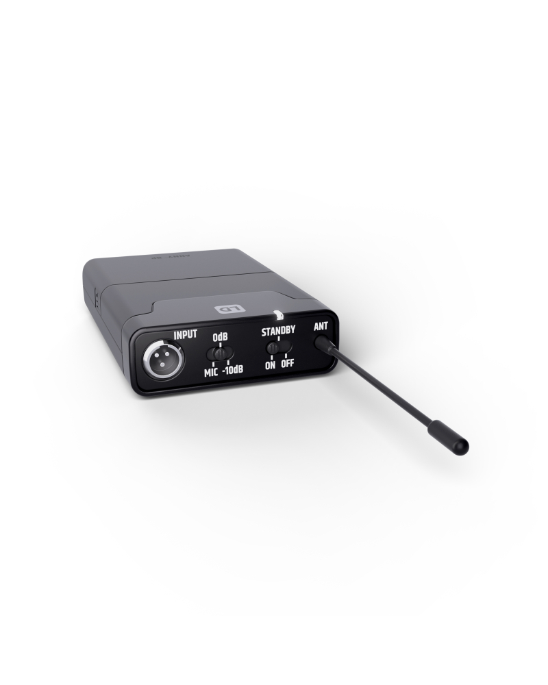 LD Systems ANNY® 10 BPH B5 10-calowy głośnik Bluetooth® PA z akumulatorem, mikserem i 1x mikrofonem nagłownym (w tym nadajnik bodypack)