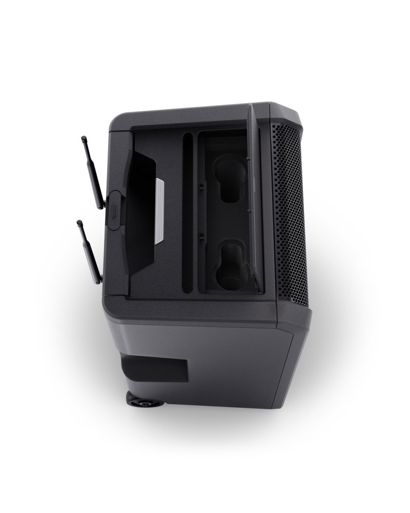 LD Systems ANNY® 10 HBH 2 B5 10-calowy głośnik Bluetooth® PA z akumulatorem, mikserem, 1x mikrofonem bezprzewodowym i 1x mikrofonem nagłownym (w tym n