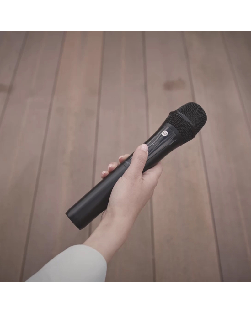 LD Systems ANNY® 10 HHD 2 B5 10-calowy głośnik Bluetooth® PA z akumulatorem, mikserem i 2x mikrofonem bezprzewodowym