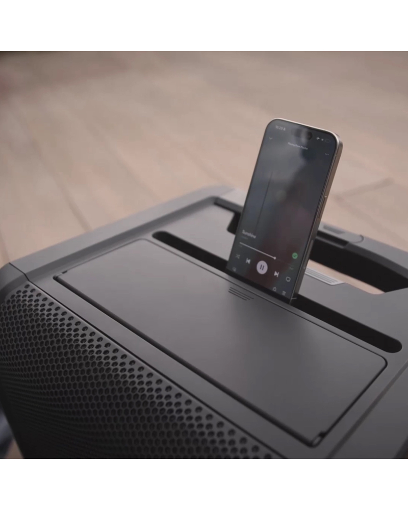 LD Systems ANNY® 10 HHD B5 10-calowy głośnik Bluetooth® PA z akumulatorem, mikserem i 1x mikrofonem bezprzewodowym