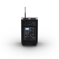 LD Systems ANNY® 8 BPH B5 Przenośny, zasilany bateryjnie głośnik Bluetooth® PA z mikserem i jednym mikrofonem nagłownym (wraz z body pack), Stage Blac