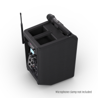 LD Systems ANNY® 8 HHD B5 Przenośny, zasilany bateryjnie głośnik Bluetooth® PA z mikserem i jednym bezprzewodowym mikrofonem ręcznym, Stage Black