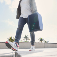 LD Systems ANNY® 8 HHD B5 Przenośny, zasilany bateryjnie głośnik Bluetooth® PA z mikserem i jednym bezprzewodowym mikrofonem ręcznym, Stage Black