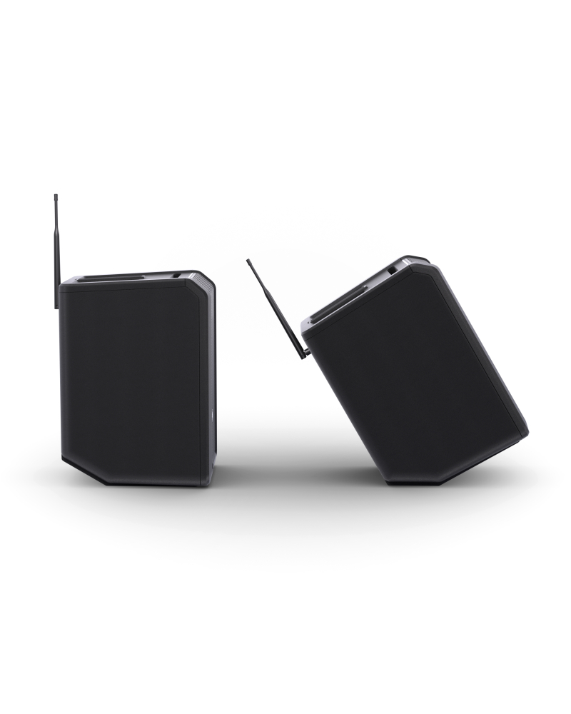 LD Systems ANNY® 8 HHD B5 Przenośny, zasilany bateryjnie głośnik Bluetooth® PA z mikserem i jednym bezprzewodowym mikrofonem ręcznym, Stage Black