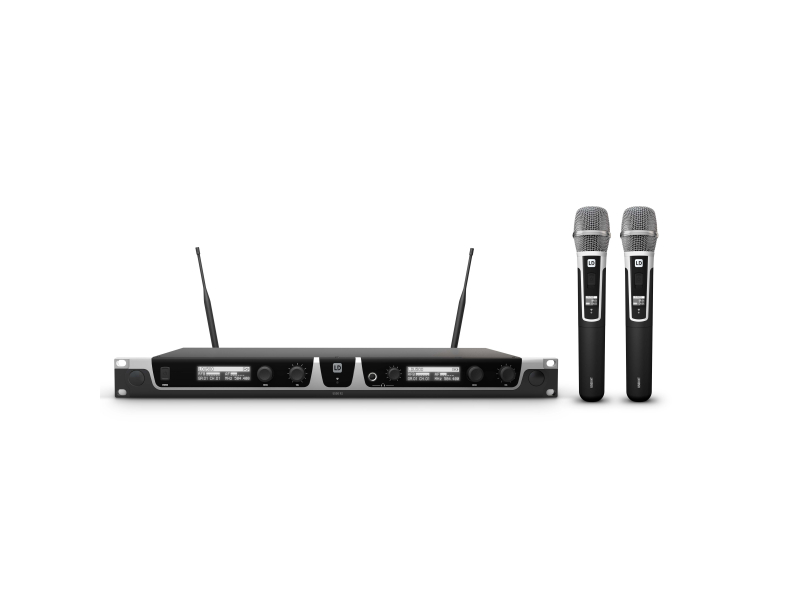 LD SYSTEMS U505 HHC 2  Bezprzewodowy system mikrofonowy z ręcznym mikrofonem dynamicznym x 2