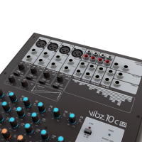 LD Systems VIBZ 10 C 10-kanałowy pulpit mikserski z kompresorem