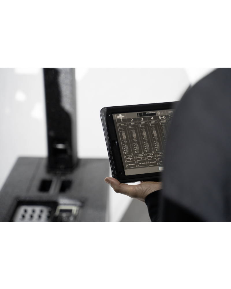 Montarbo NETTUNO 10 Przenośny PA, 2x12 Sub + 2 kolumny górne, 8 kanałowy mikser