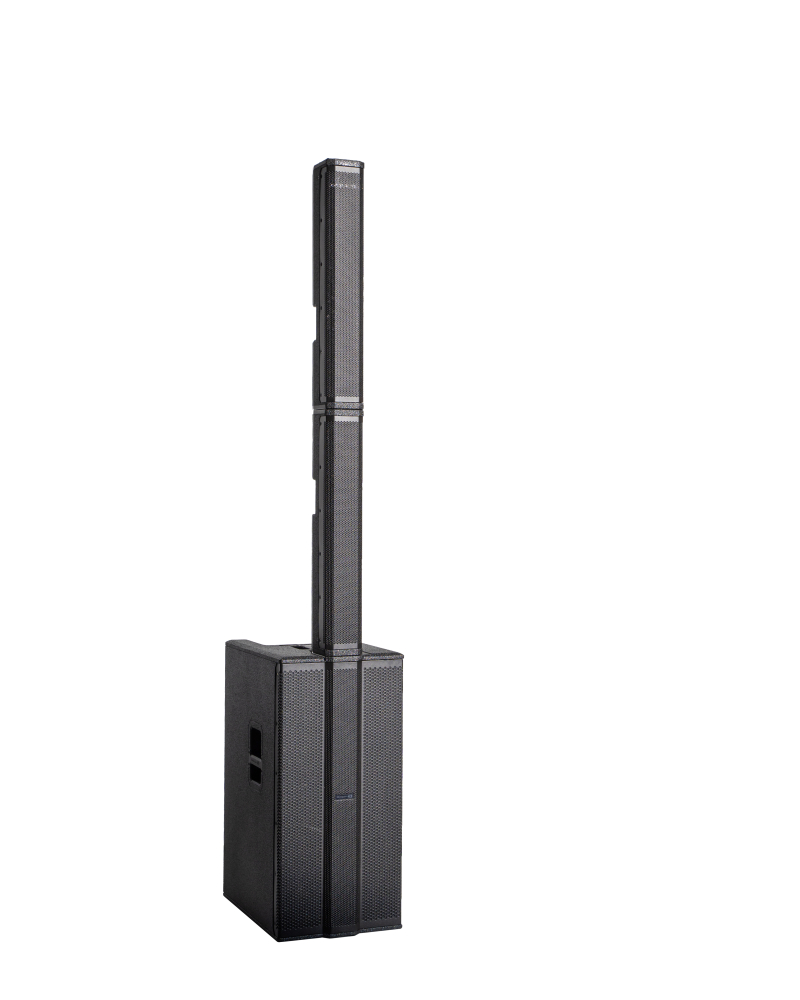 Montarbo NETTUNO 10 Przenośny PA, 2x12 Sub + 2 kolumny górne, 8 kanałowy mikser