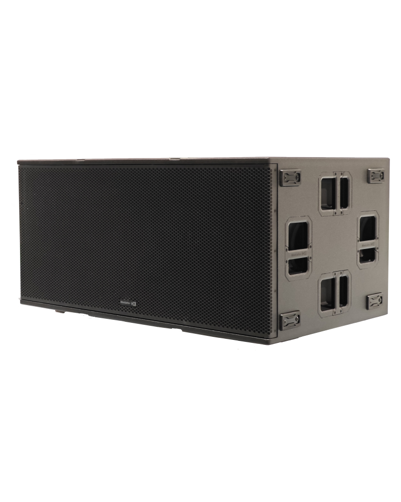Montarbo NETTUNO S182 aktywny subwoofer 2x 18” LF transducer with 2x 4” V.C. 2000W RMS class D amp 139dB SPL