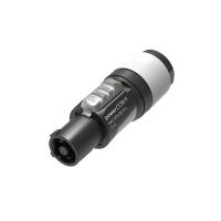 NEUTRIK NAC3FXXB-W-L Złącze zasilania sieciowego na kabel (10-16 mm) powerCON IP20, szare, trudnopalne