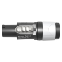 NEUTRIK NAC3FXXB-W-L Złącze zasilania sieciowego na kabel (10-16 mm) powerCON IP20, szare, trudnopalne