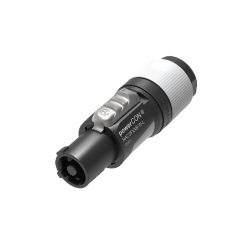 NEUTRIK NAC3FXXB-W-L Złącze zasilania sieciowego na kabel (10-16 mm) powerCON IP20, szare, trudnopalne