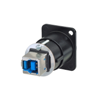 NEUTRIK NAUSB3-B złącze USB 3.0 tablicowe A/B czarne