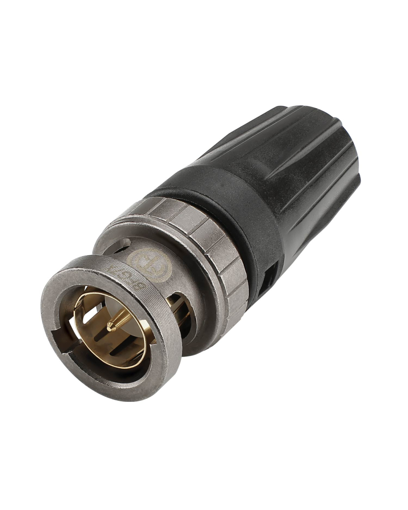 NEUTRIK NBNC75BLP9X złącze na kabel BNC złocone 75 Ohm UHD 4k/8k