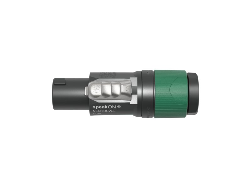 NEUTRIK NL4FXX-W-L Złącze głośnikowe na kabel (O 10-16 mm), speakON IP20, trudnopalne