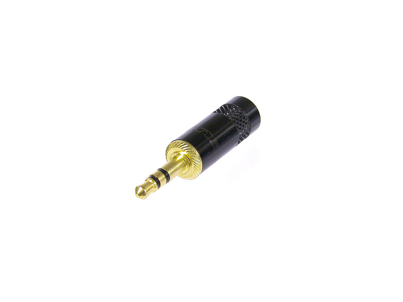 REAN NYS231BG - złącze / wtyk  mini JACK stereo 3.5mm złocony