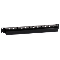 Organizer kabli poziomy do szafy rack metalowy 1U  19"