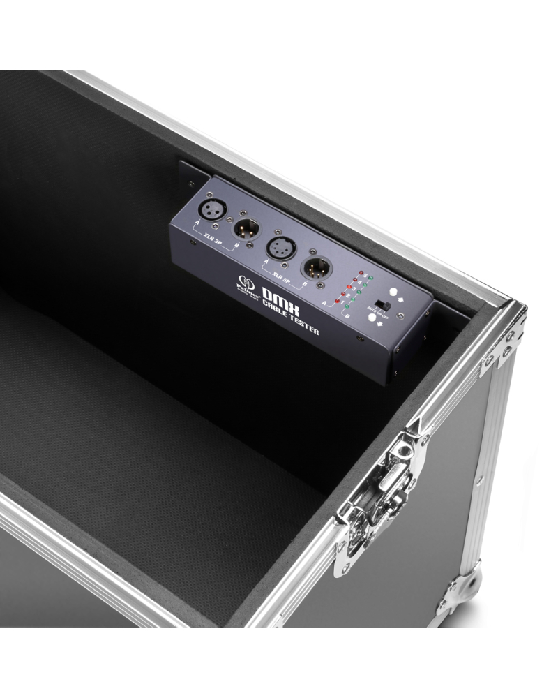 Palmer MCT DMX Tester kabli DMX i XLR 3 / 5-stykowy