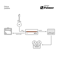 Palmer RIVER wipper Pasywny DI-box