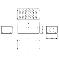 PENN ELCOM R2350-24 Stagebox 28 kanałów, stage box 24 ch