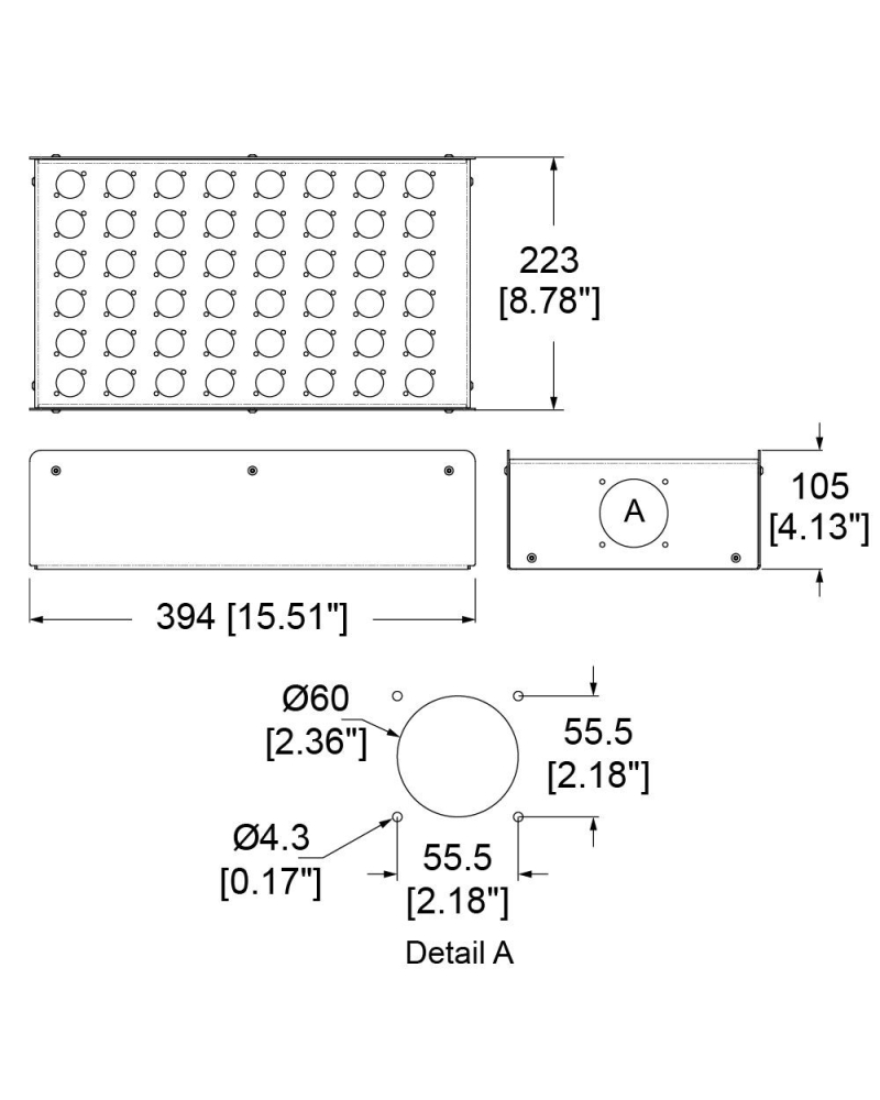 PENN ELCOM R2350-48 Stagebox 48 kanałów, stage box 48 ch
