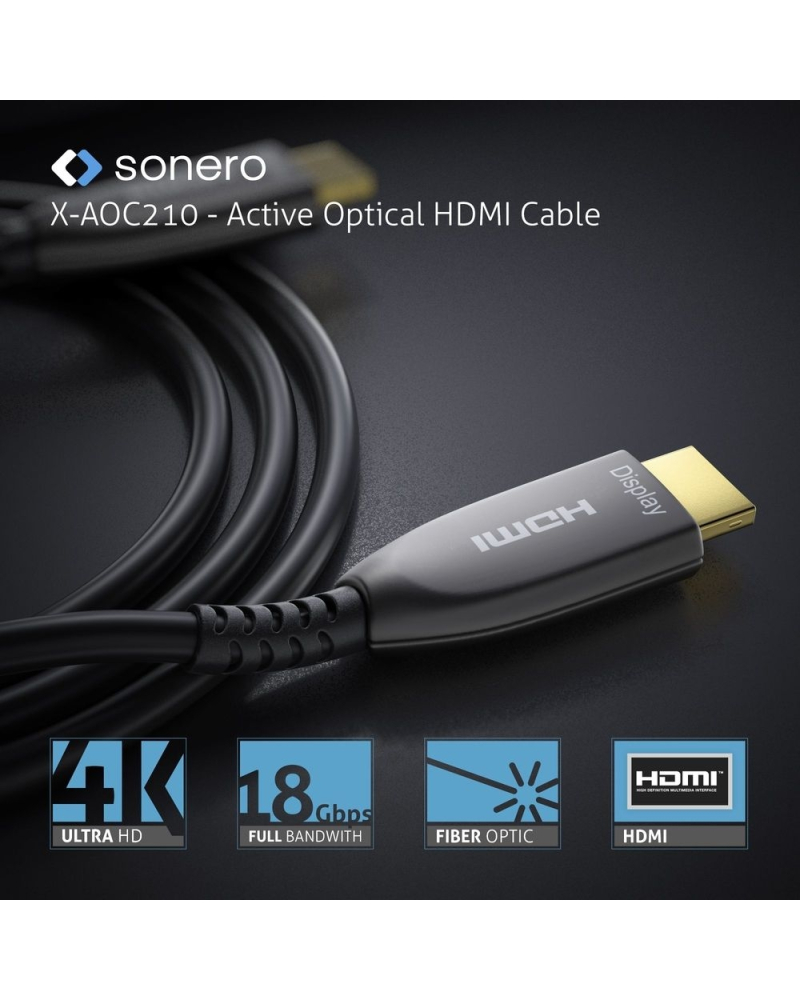 PURELINK SONERO XAOC210-400 HDMI 4K 18Gbps, światłowód, 40m