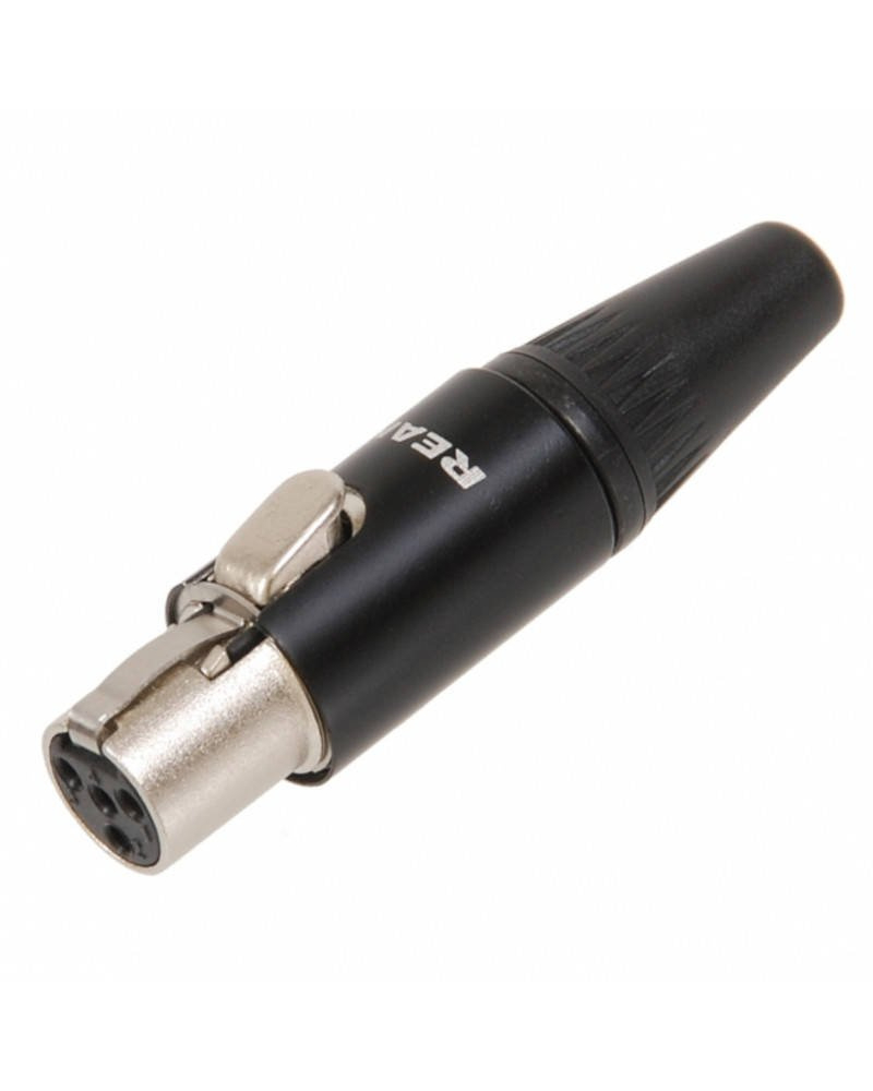 REAN by NEUTRIK RT4FC-B złącze MINI XLR żeńskie 4 pin