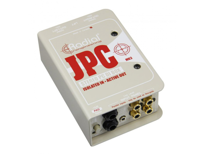 RADIAL JPC Di-box stereo hybrydowy Laptop