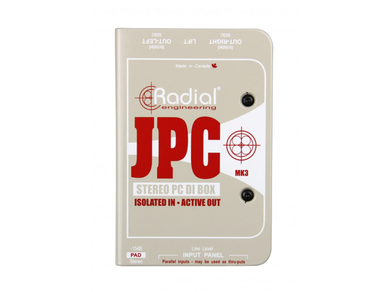 RADIAL JPC Di-box stereo hybrydowy Laptop