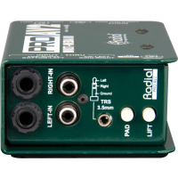 RADIAL ProAV2 Di-box stereo pasywny