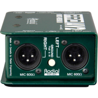 RADIAL ProAV2 Di-box stereo pasywny