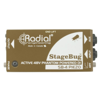 RADIAL StageBug SB-4 Di-box pasywny piezo