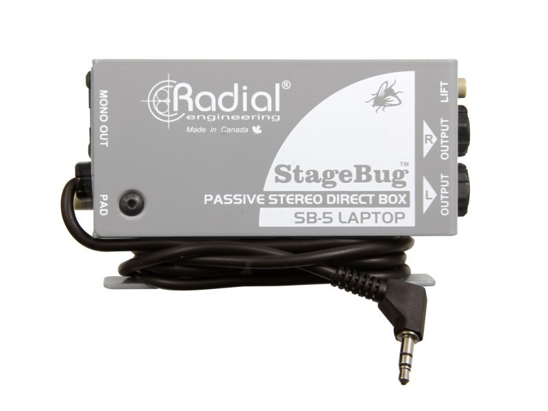 RADIAL StageBug SB-5 Di-box laptop
